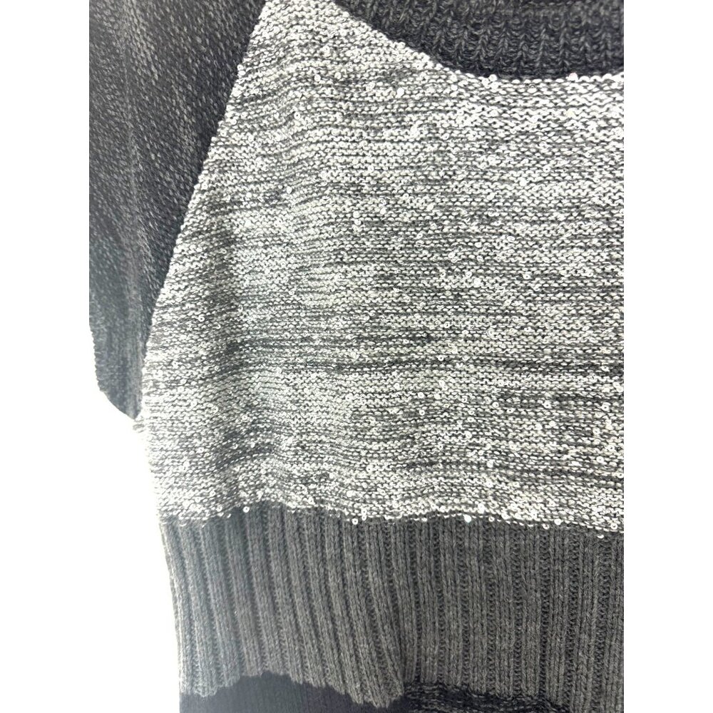 Size 3X 22 24 PATCHWORK EMBELLISHED SWEATER DRESS Knit‎ Fall Winter PLUS SIZE - Picture 3 of 7